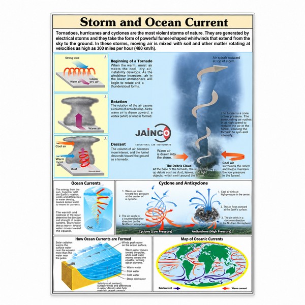 Storm and Ocean Current Chart